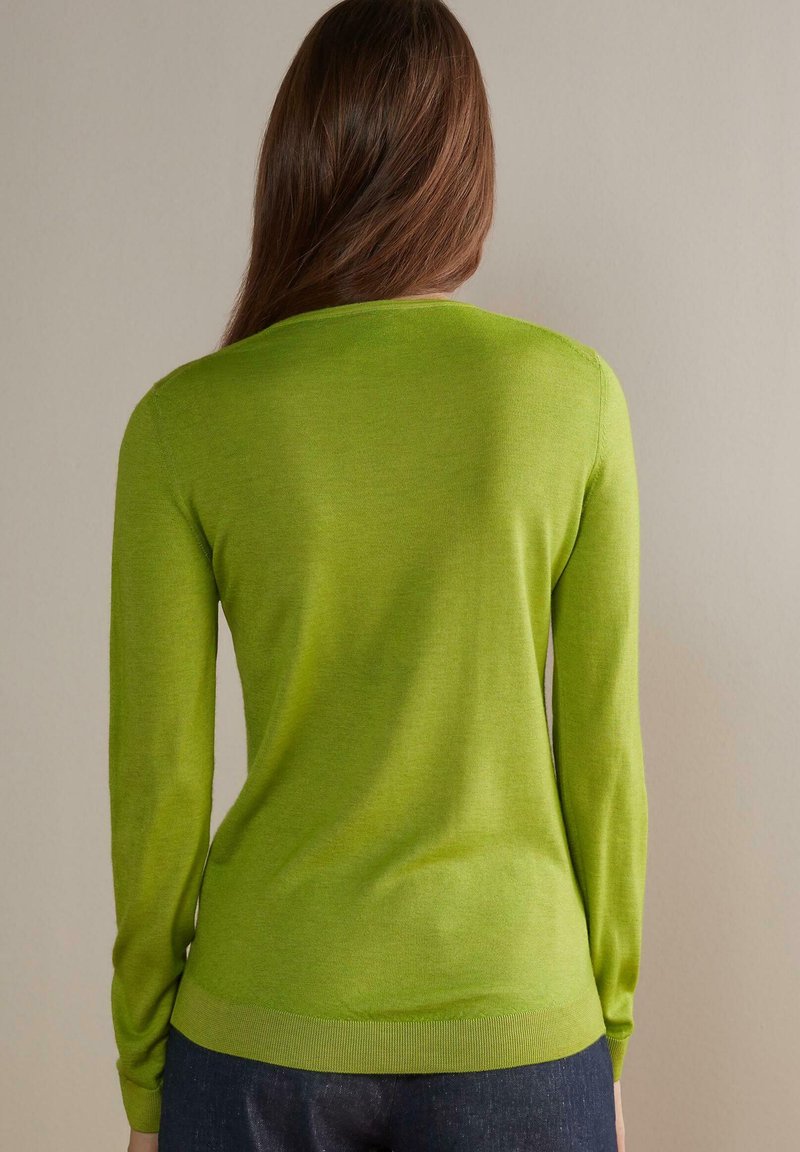 Damen Strickjacken | Falconeri Strickpullover grün soft day glo green/grün-meliert - SZ42625 Damen Strickjacken | Falconeri Strickpullover grün soft day glo green/grün-meliert - SZ42625