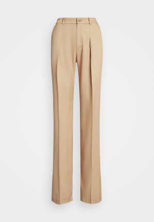 Lauren Ralph Lauren ELSTON FULL LENGTH PLEATED - Stoffhose - birch tan