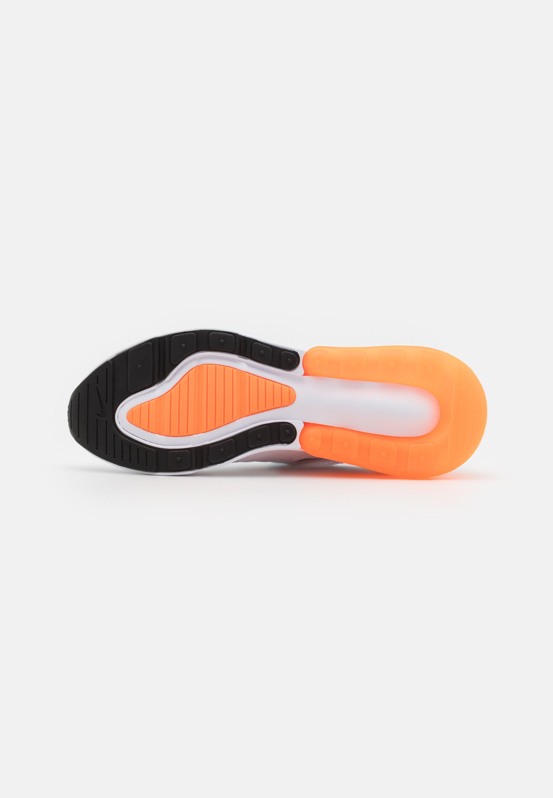 Nike Sportswear AIR MAX 270 - Trainers - white/black/total orange nike air 270 orange
