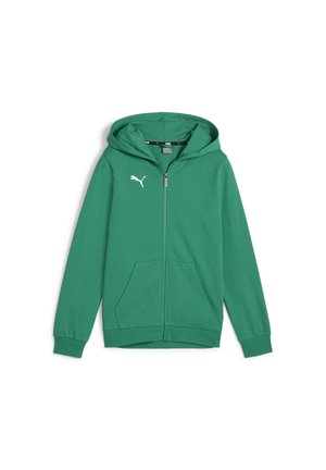 Hoodie - sport green white