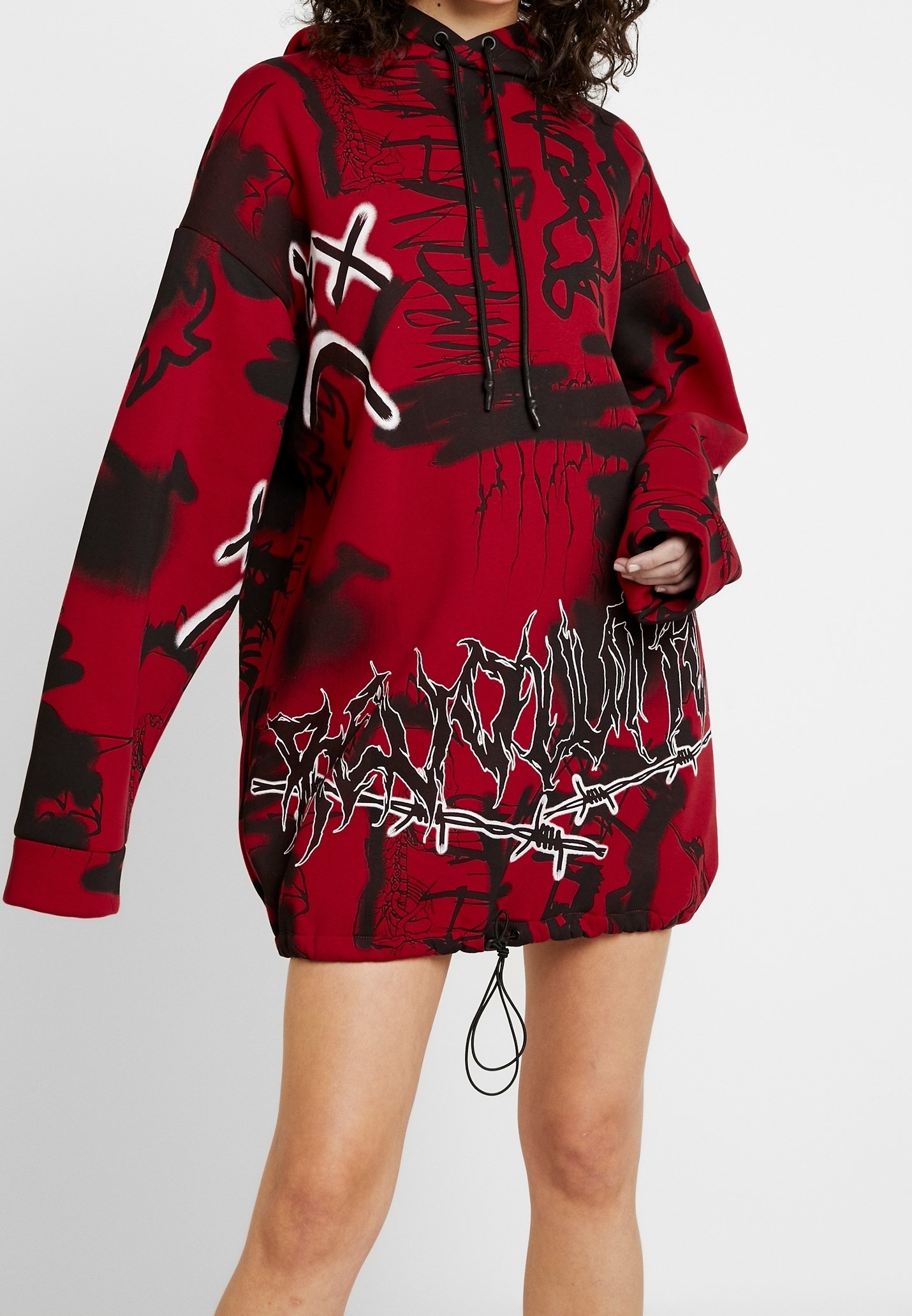 Jaded London Day dress - red - (Pre-owned) - Zalando.ie