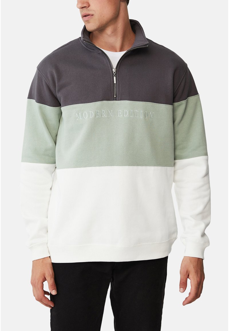 Cotton On Sweater met rits meerkleurig