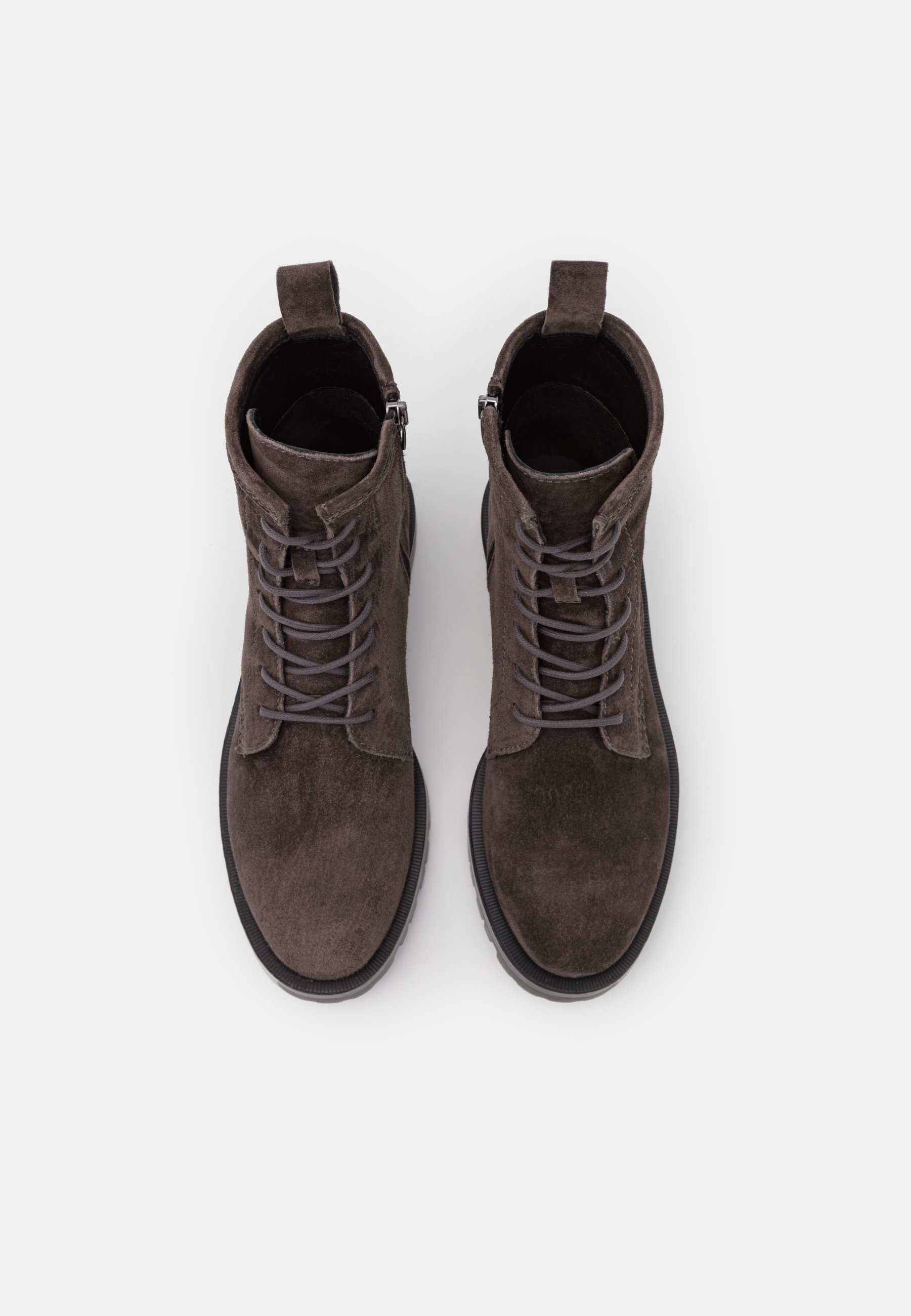 Alpe MILITARE - Botines con cordones - iman/negro - Zalando.es