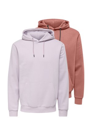 2 PACK  - Kapuzenpullover - rosa   rot