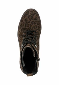 Tamaris COMFORT  - Stivaletti stringati - dark leopard