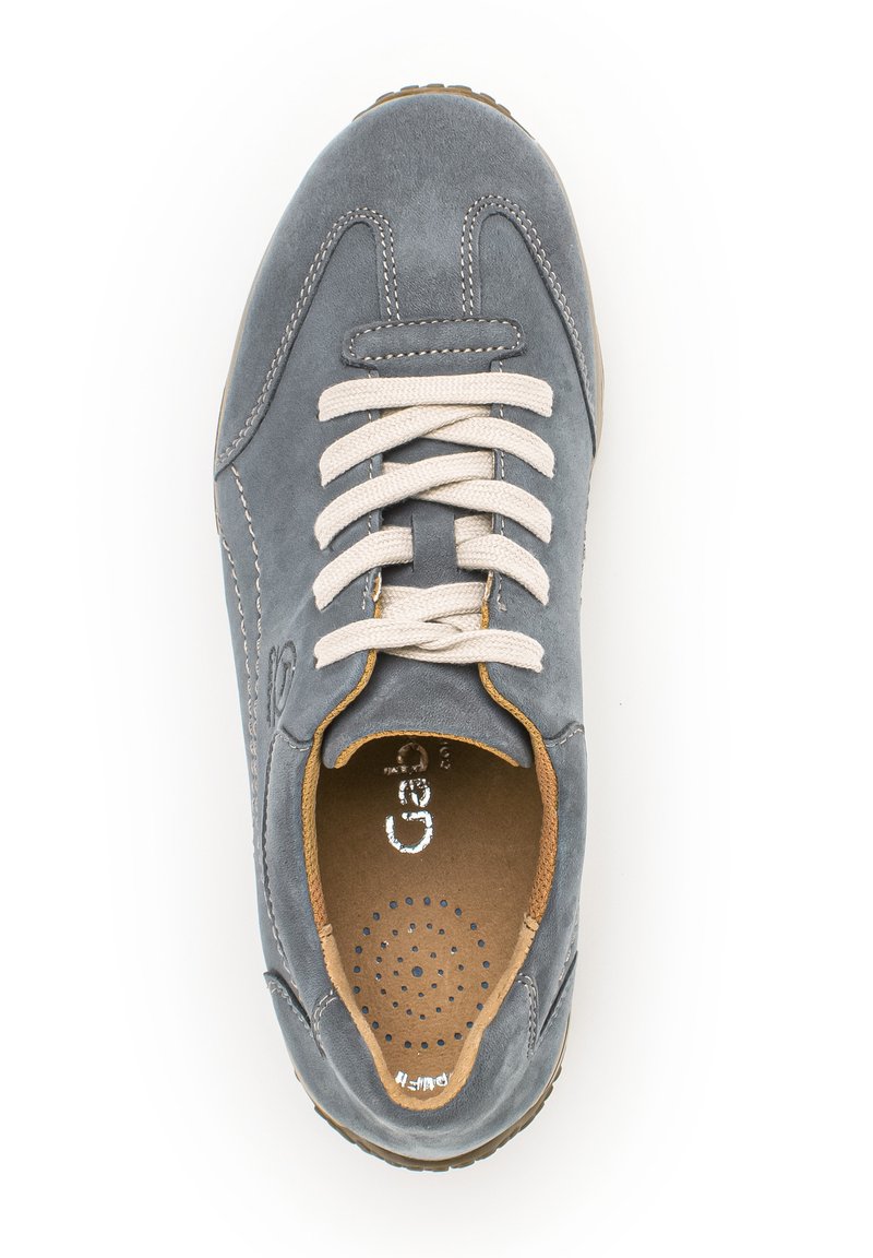 Sneakers Gabor En Nubuck Marine - Taille 37, Petit Talon, Très Bon état - Occasion Peu Porté