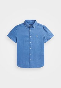 LINEN SHORT SLEEVE SHIRT - Skjorte - retreat blue