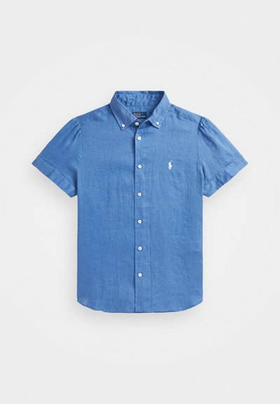 Polo Ralph Lauren LINEN SHORT SLEEVE SHIRT - Blusa com botões - retreat blue