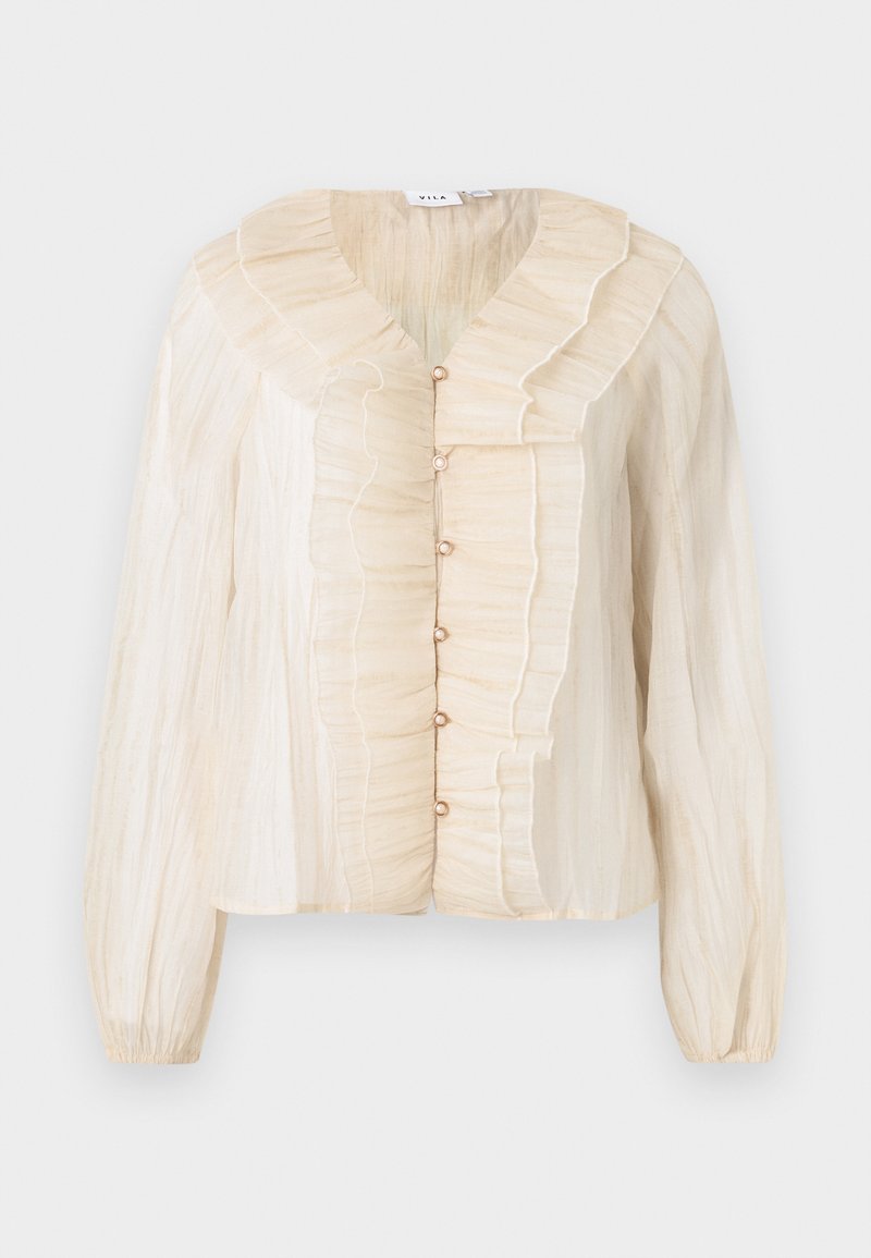 Vila Overhemdblouse beige