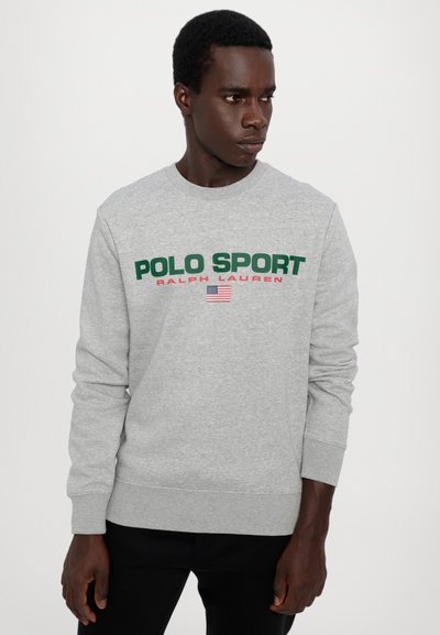 Polo Ralph Lauren POLO SPORT SWEATSHIRT UNISEX - Mikina - andover heather/forest green