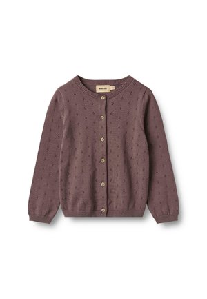MAIA - Strickjacke - plum