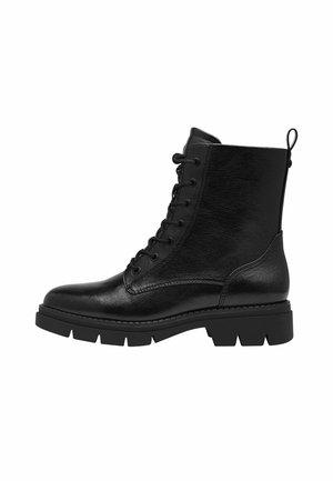 Platform ankle boots - black