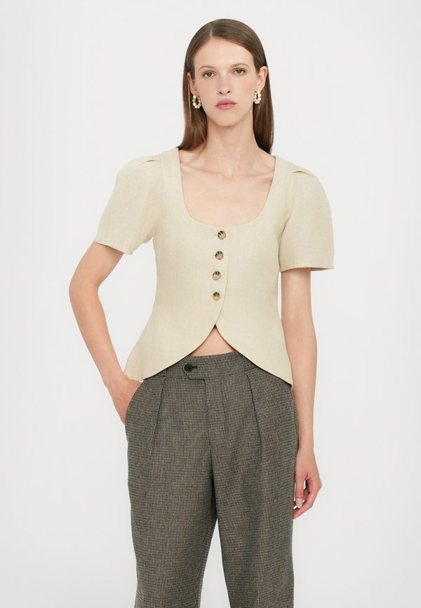 AUDREY VEST - Top - natural4