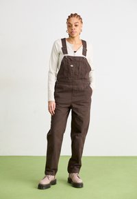 Dickies CLASSIC BIB  - Hängselbyxor - dark brown
