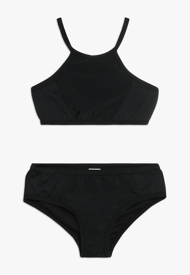 SUMMER ESSENTIALS APRON TANKINI - Bikini - black