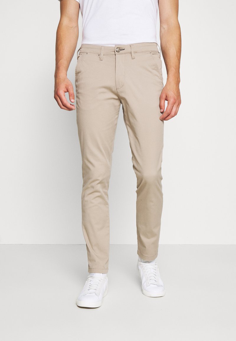 Selected SLHSLIM MILES FLEX PANTS - Chino - greige