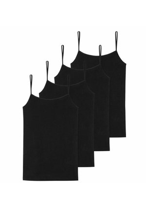 SPAGHETTI 4 PACK - Unterhemd/-shirt - schwarz