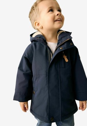 Next, REGULAR FIT  BORG  - Parka - navy