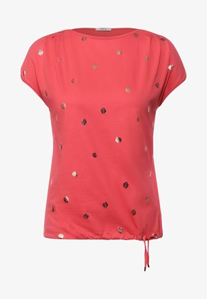 MIT FOLIEN - Print T-shirt - rot