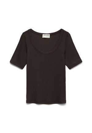 Vero Moda, TOP AWDREAM TOP - T-shirt basique - chocolate torte