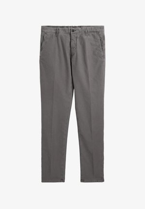 Slowear, SLIM FIT TRICOCHINO TROUSERS - INCOTEX - Chino - dark grey