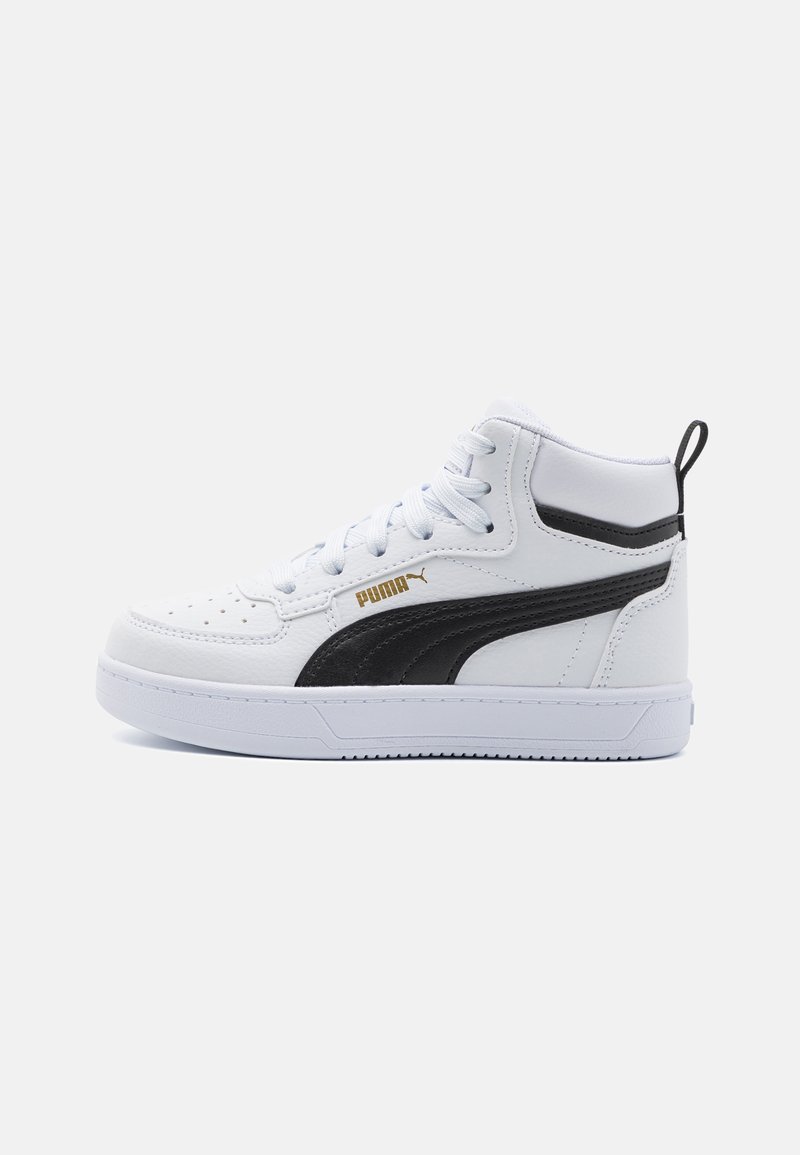 Puma CAVEN 2.0 MID UNISEX - Vysoké tenisky - white/black/gold