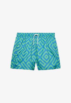Marks & Spencer, QUICK DRY GEOMETRIC PRINT SWIM SHORTS - Bañador corto - azure blue