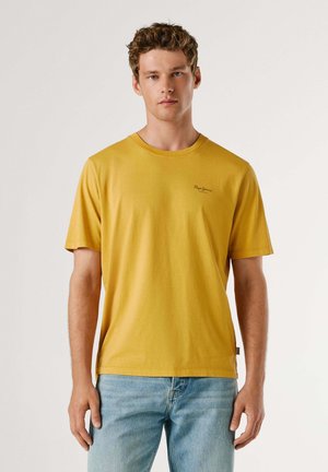 JACKO - T-Shirt basic - siena yellow