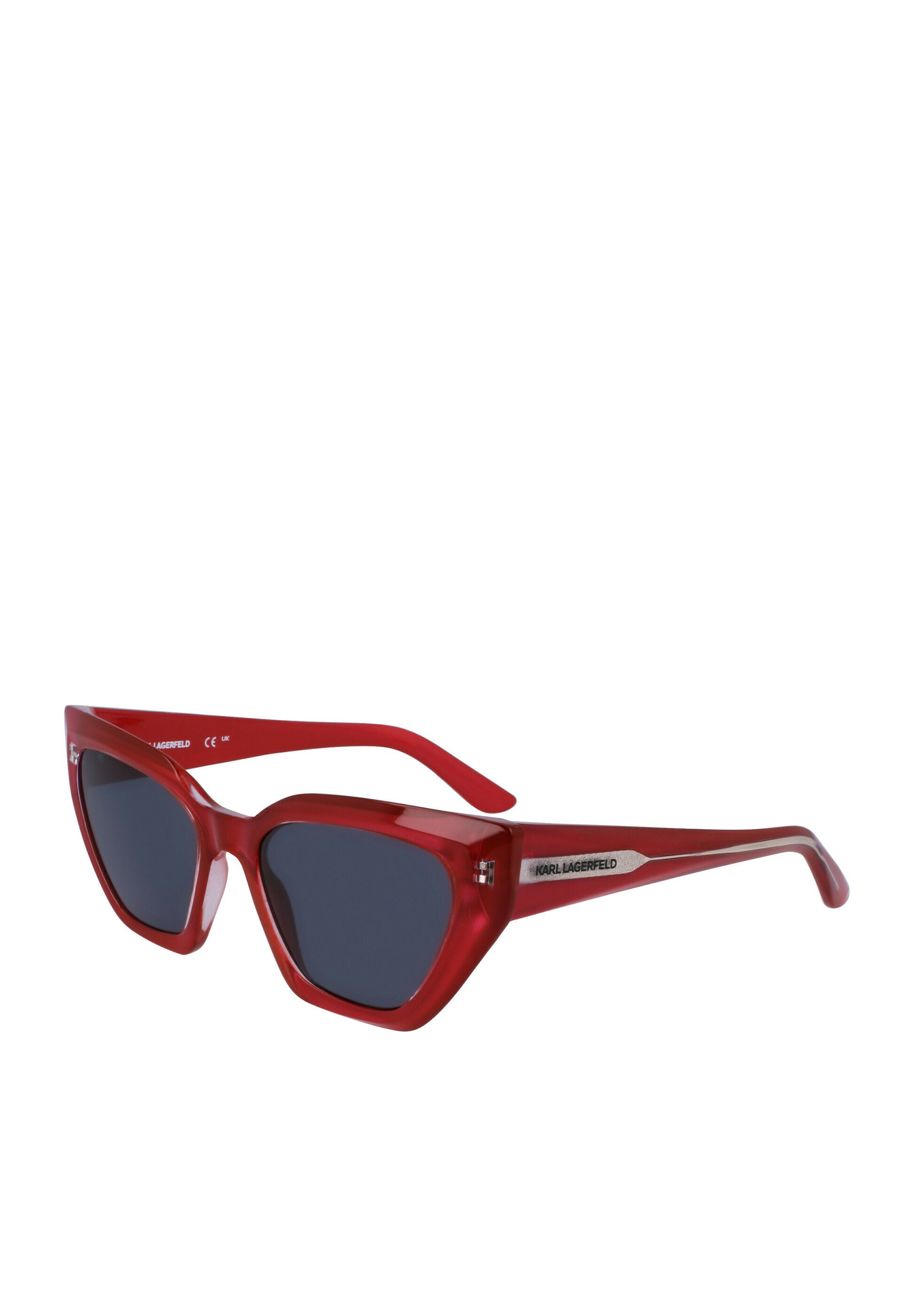 KARL LAGERFELD Red Rectangular Women\'s Sunglasses w/ Case - EUC Karl Lagerfeld Deep Red Sunglasses main image 2
