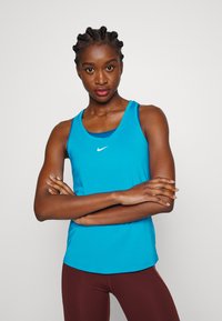 Nike Performance ONE SLIM TANK - Top - laser blue/white