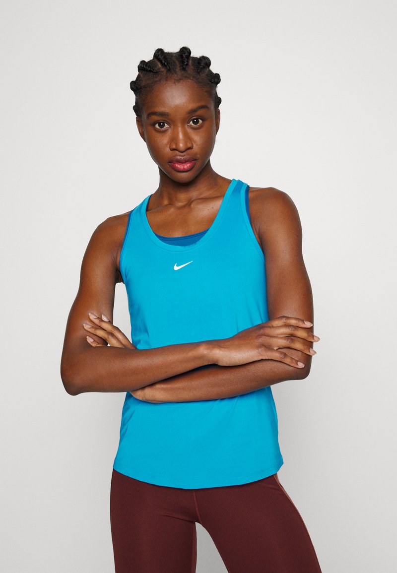 Nike Performance ONE SLIM TANK - Top - laser blue/white