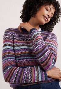 Seasalt Cornwall PERCELLA  - Svetr - purple star jasmine wild orchid mix