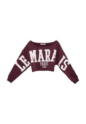 OVERSIZE - Sweatshirt - bordeaux