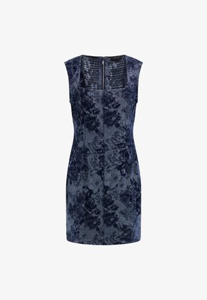 Guess Robe en jean - mehrfarbig grundton blau