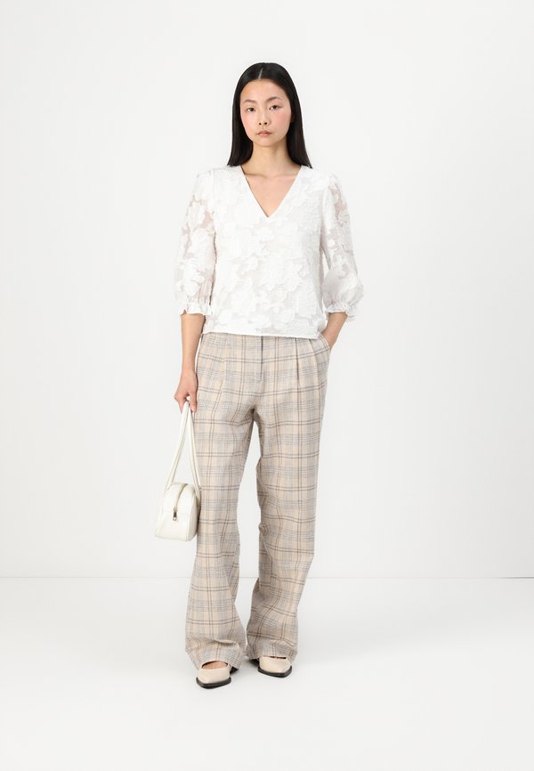 SLFGAJO PANT - Trousers - bleached sand3