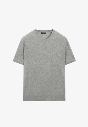 Massimo Dutti, T-shirts basic - grey