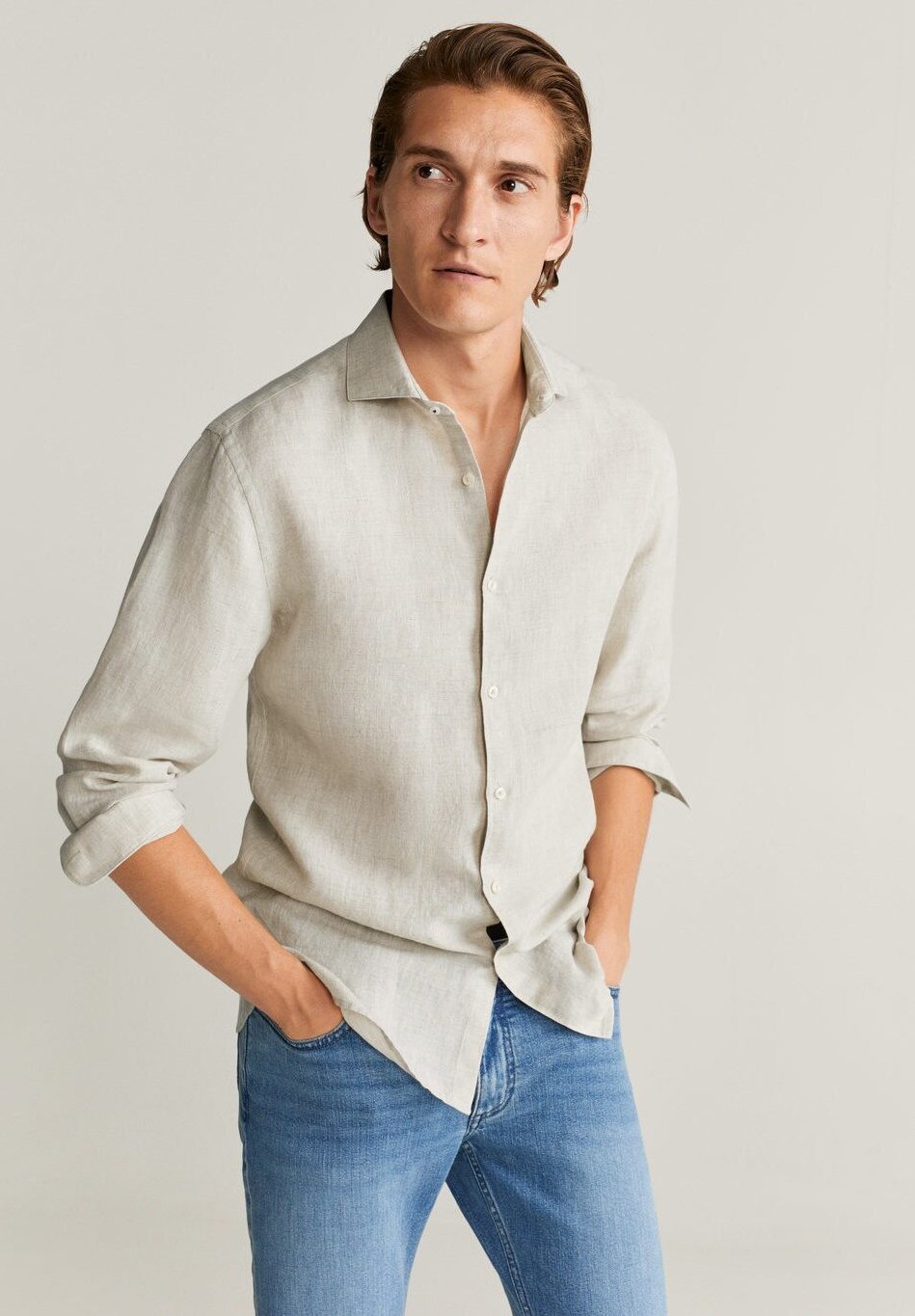 Mango AVISPE Skjorte sable Zalando.no Mango AVISPE Skjorte sable Zalando.no