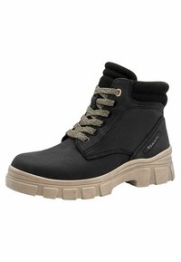 Tamaris Stivaletti con plateau - black