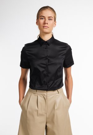 REGULAR FIT - Skjortebluser - schwarz
