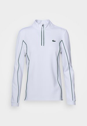 Lacoste Sport TENNIS HERITAGE - Pitkähihainen paita - white/green