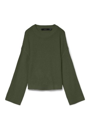 Vero Moda, VMSALLY O NECK PULLOVER - Džemper - grape leaf