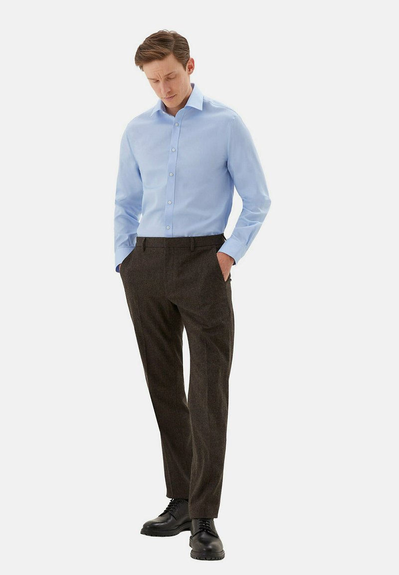 Marks & Spencer SLIM FIT NON IRON Zakelijk overhemd sky blue/blauw