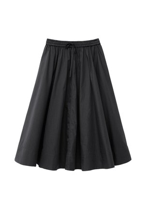& OTHER STORIES, & OTHER STORIES GATHERED A-LINE MAXI SKIRT - Jupe trapèze - black