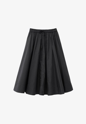 & OTHER STORIES, & OTHER STORIES GATHERED A-LINE MAXI SKIRT - Jupe trapèze - black