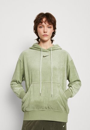 HOODIE - Ikdienas džemperis - oil green/cargo khaki