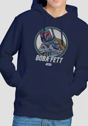 Cotton Soul, STAR WARS RETRO BOBA - Kapuzenpullover - dark blue
