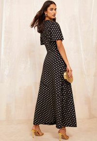 Friends Like These ITY KEYHOLE SHORT SLEEVE PRINTED-REGULAR FIT - Maxi šaty - black