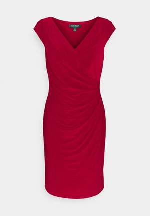 Pouzdrové šaty - dark red