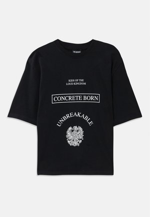 KINGDOM OVERSIZED TEE - T-shirts med print - black