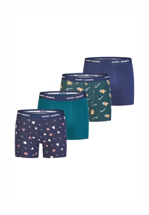 CHRISTMAS 4-PACK - Boxer Briefs - navy/green x-mas